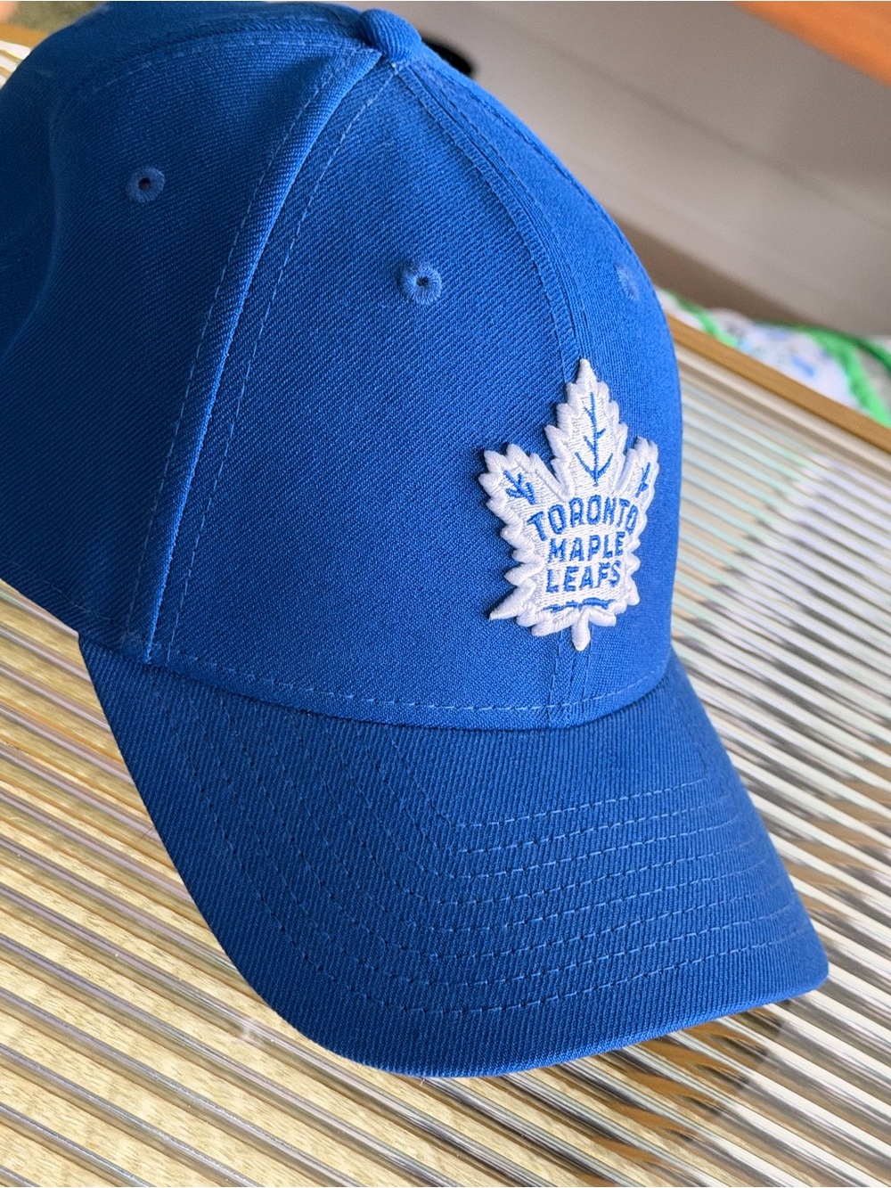 Toronto Maple Leafs Blue Embroidered  Cap - Worn only once!